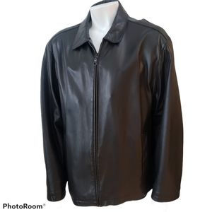 Mens Soft 100% genuine leather jacket